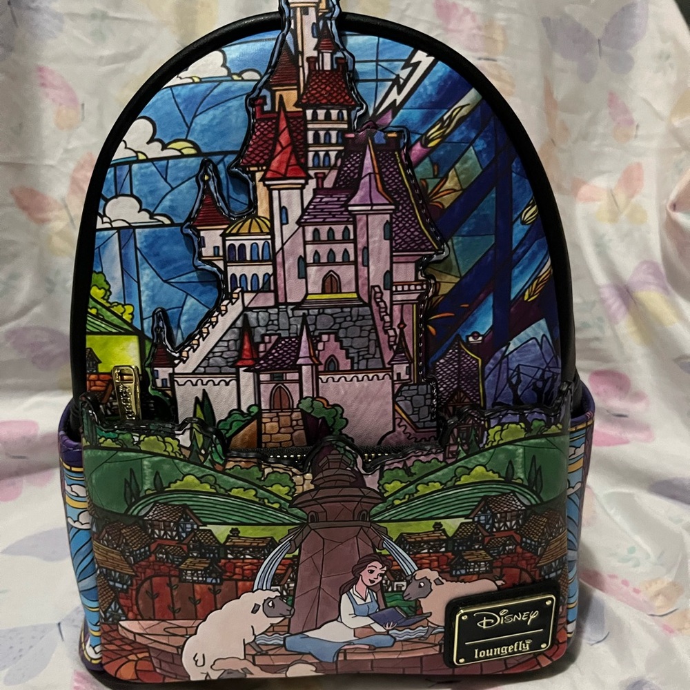 NWT Beauty and the Beast Loungefly